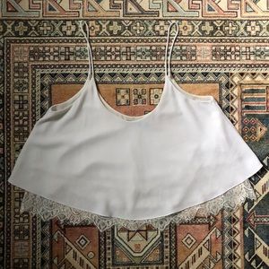 Zara Cropped Flowy Tank